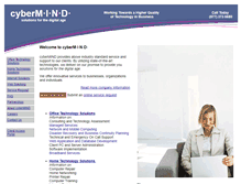 Tablet Screenshot of cybermind-usa.com